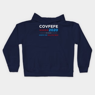 Covfefe for President 2020 - Vote Covfefe Election (white) Kids Hoodie